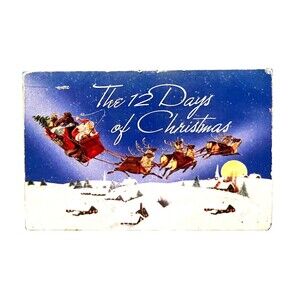 Mr Christmas Matchbox Melodies Musicbox Animated The 12 Days of Christmas